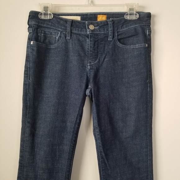 Anthropologie Pilcro Stet Slim Bootcut Jeans Dark Wash Size 26 - Picture 13 of 14